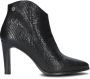 Notre-V Notre V 7433 Enkellaarsjes Enkelboots met rits Dames Zwart - Thumbnail 1