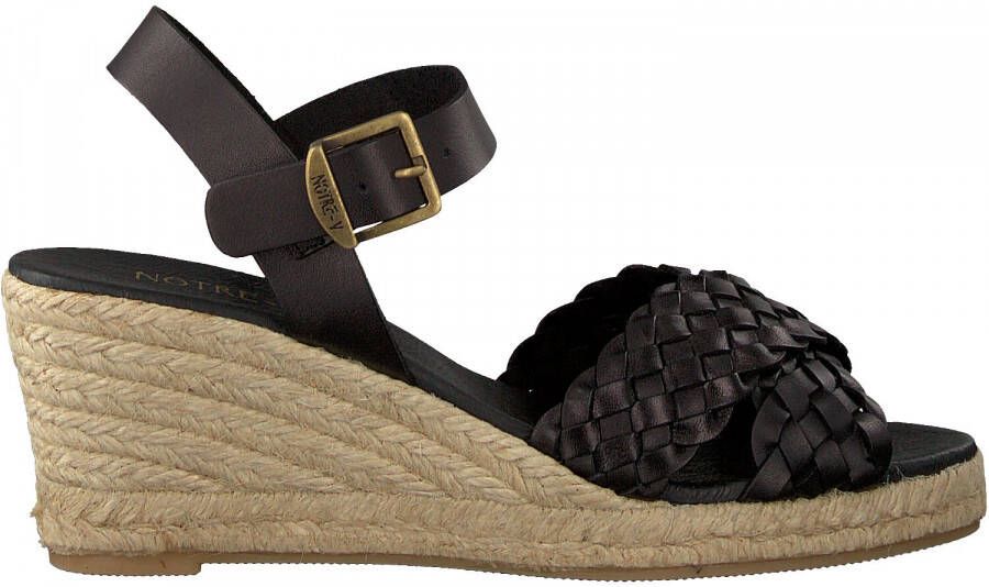 Notre-V Notre V Ma7 v74t Sandalen Met Sleehak Dames Zwart - Foto 2