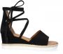 Notre-V Notre V Z401 Sandalen Met Sleehak Dames Zwart - Thumbnail 1