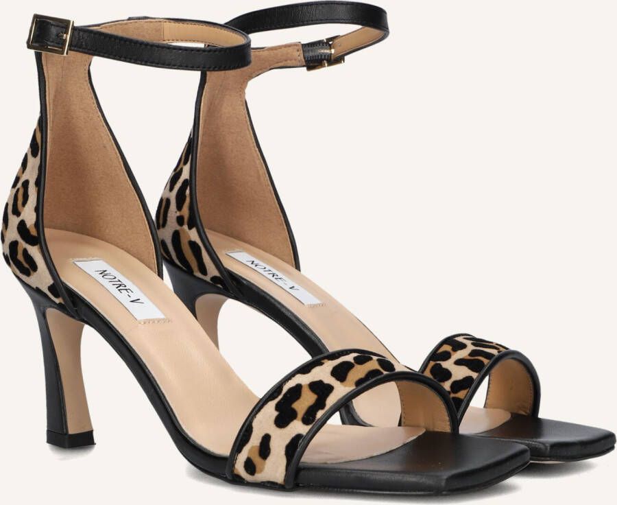 Notre-v Elegante Beige Sandalen met 9cm Hak