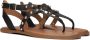 Notre-V 981021 Sandalen Dames Zwart - Thumbnail 1