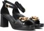 Strappy Sandals Chain Detail 99908 Sandalen Dames Zwart - Thumbnail 1