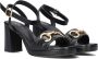 Strappy Sandals 99915 Sandalen Dames Zwart - Thumbnail 1