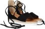 Notre-V Notre V Z401 Sandalen Met Sleehak Dames Zwart - Thumbnail 3