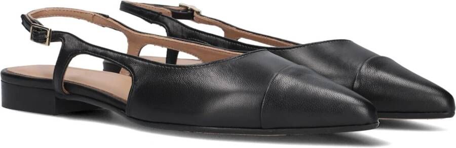 NOTRE-V Zwarte Slingbacks 08-235