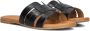 Notre-V 179874 Slippers Dames Zwart - Thumbnail 1