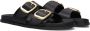 Notre-V 227066 Slippers Dames Zwart - Thumbnail 1