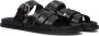 Notre-V 227105 Slippers Dames Zwart - Thumbnail 1