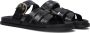 Notre-V 227105 Slippers Dames Zwart - Thumbnail 1