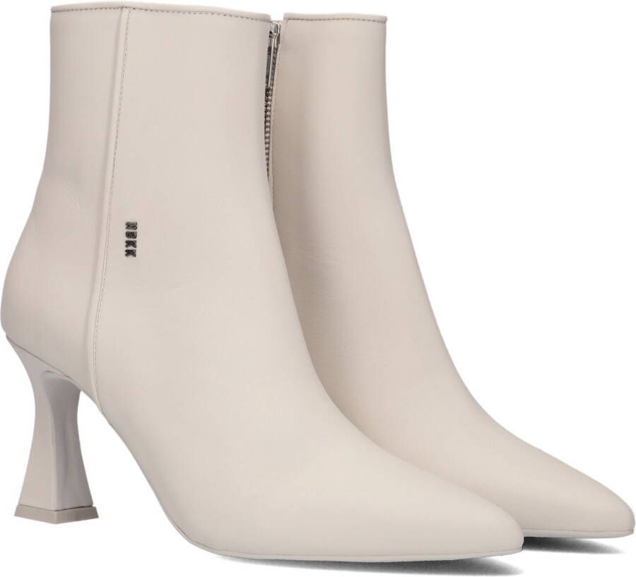 Bruin Tinten Ace Yada Enkellaarsjes Enkelboots met rits Dames Beige