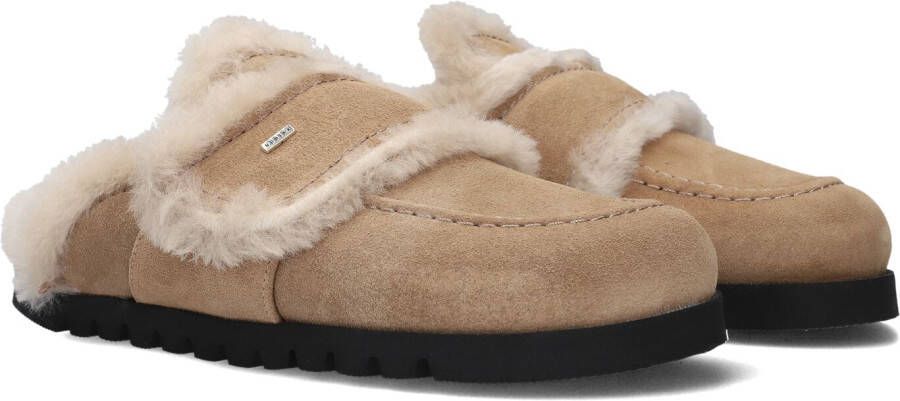 NUBIKK Instappers Dames Teddy Fur Maat: 40 Materiaal: Suède Kleur: Beige