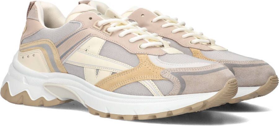 Bruin Tinten Ross Nomad Men Lage sneakers Leren Sneaker Heren Beige