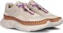 Bruin Tinten Ross Riviera Lage sneakers Leren Sneaker Dames Beige - Thumbnail 1