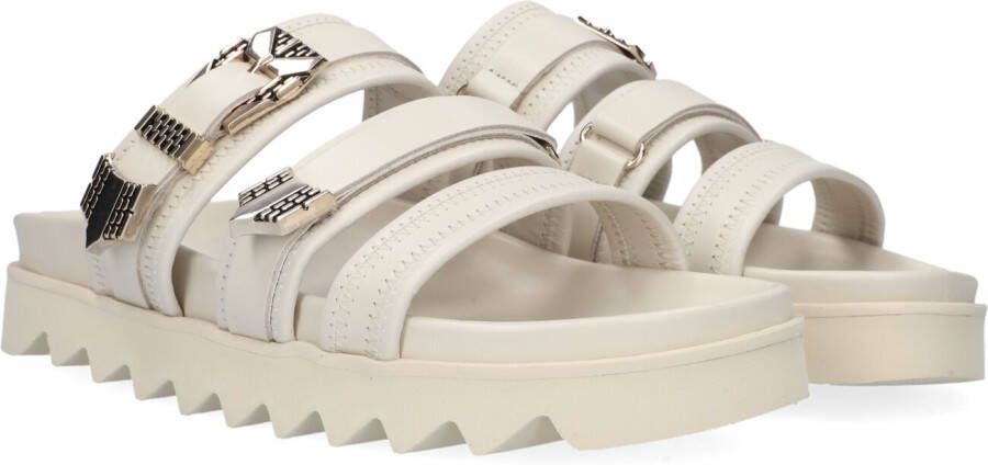 NUBIKK Slippers Dames Lauren Taro Ii Maat: 36 Materiaal: Leer Kleur: Beige