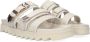 NUBIKK Slippers Dames Lauren Taro Ii Maat: 36 Materiaal: Leer Kleur: Beige - Thumbnail 1