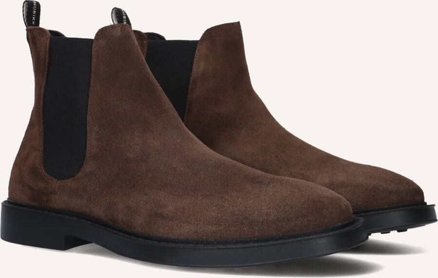 NUBIKK Chelsea Boots Heren Tucson Rai Maat: 42 Materiaal: Suède Kleur: Bruin