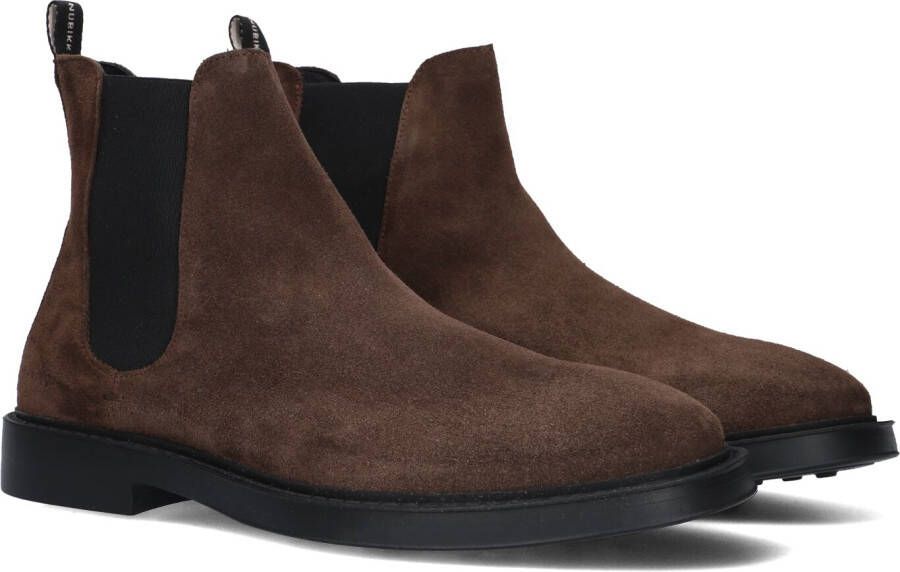 NUBIKK Chelsea Boots Heren Tucson Rai Maat: 42 Materiaal: Suède Kleur: Bruin