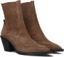 Nubikk Bruine Liv Boa Enkellaarsjes Brown Dames - Thumbnail 1