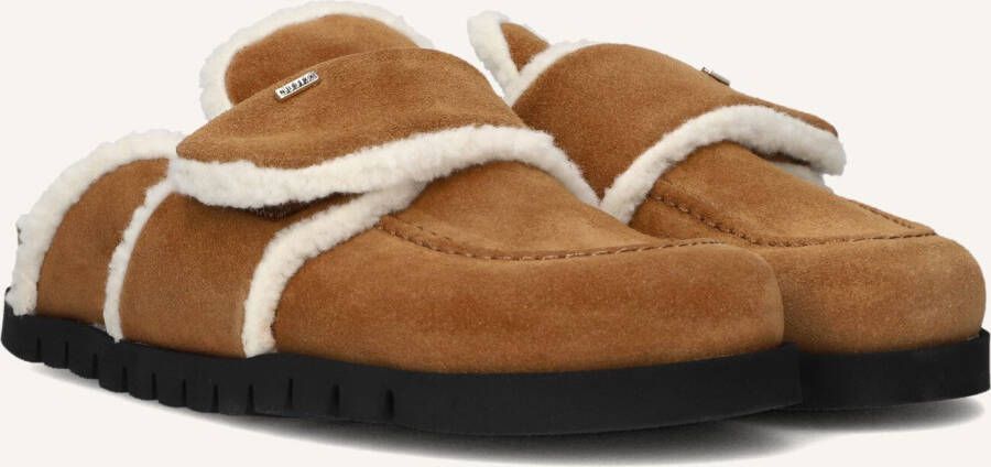 NUBIKK Bruine Instappers Teddy Fur