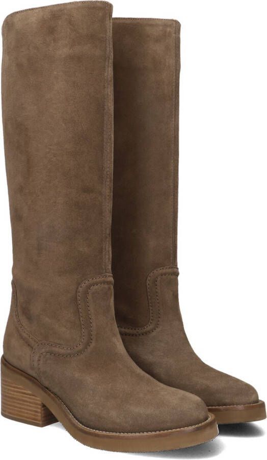 NUBIKK Hoge Laarzen Dames Cassie Boot Sue Maat: 36 Materiaal: Suède Kleur: Bruin