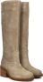 NUBIKK Hoge Laarzen Dames Cassy Boot Maat: 37 Materiaal: Suède Kleur: Taupe - Thumbnail 1