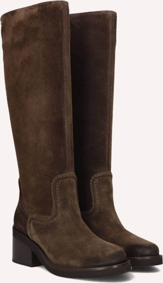 NUBIKK Hoge Laarzen Dames Cassy Boot Maat: 40 Materiaal: Suède Kleur: Bruin