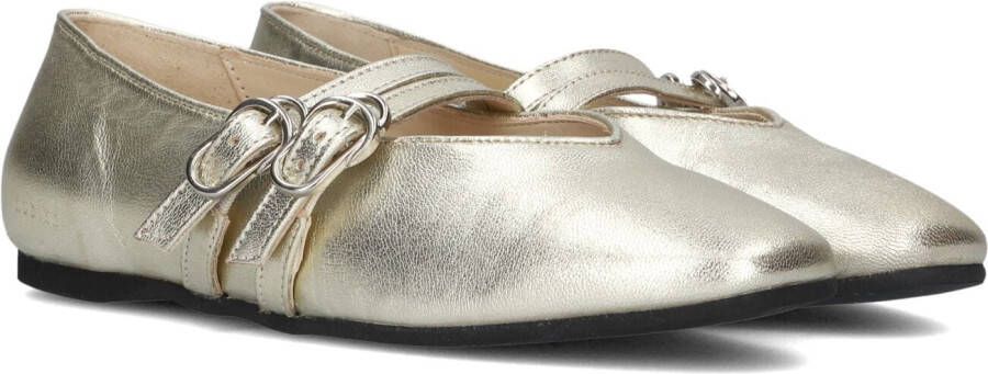 NUBIKK Ballerina Dames Gisele Grace Maat: 39 Materiaal: Leer Kleur: Goud