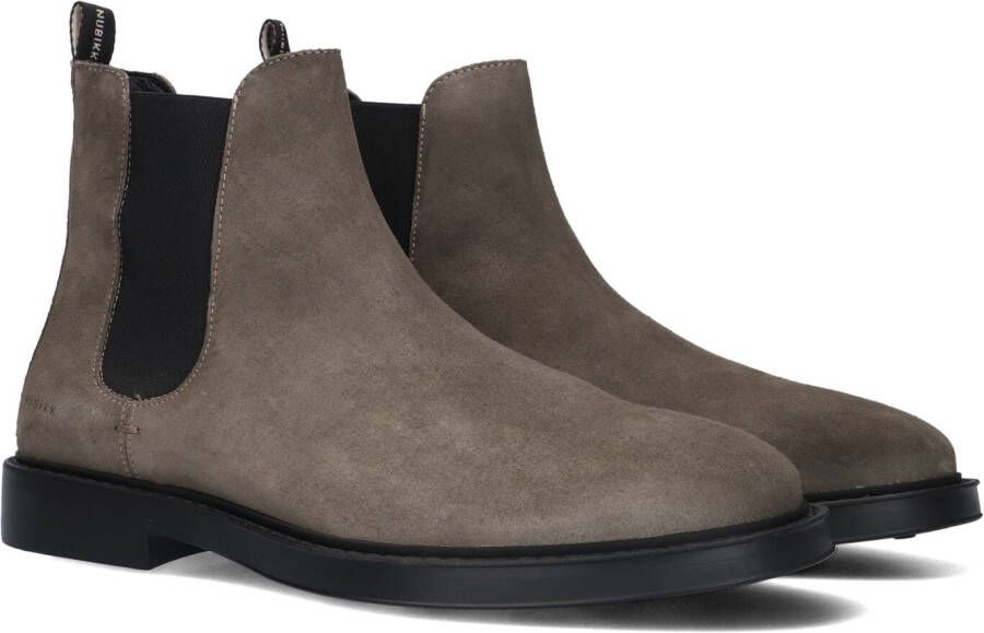 NUBIKK Chelsea Boots Heren Tucson Rai Maat: 40 Materiaal: Suède Kleur: Grijs