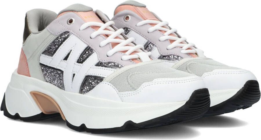 Nubikk Grijze Lage Sneakers Ross Trek Edge Dames