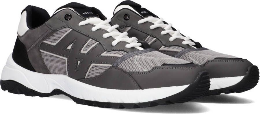 Runner Sneaker Ross Trek Edge Heren Lage sneakers Leren Sneaker Heren Grijs