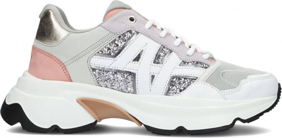 Nubikk Grijze Ross Trek Edge Dames Lage Sneakers