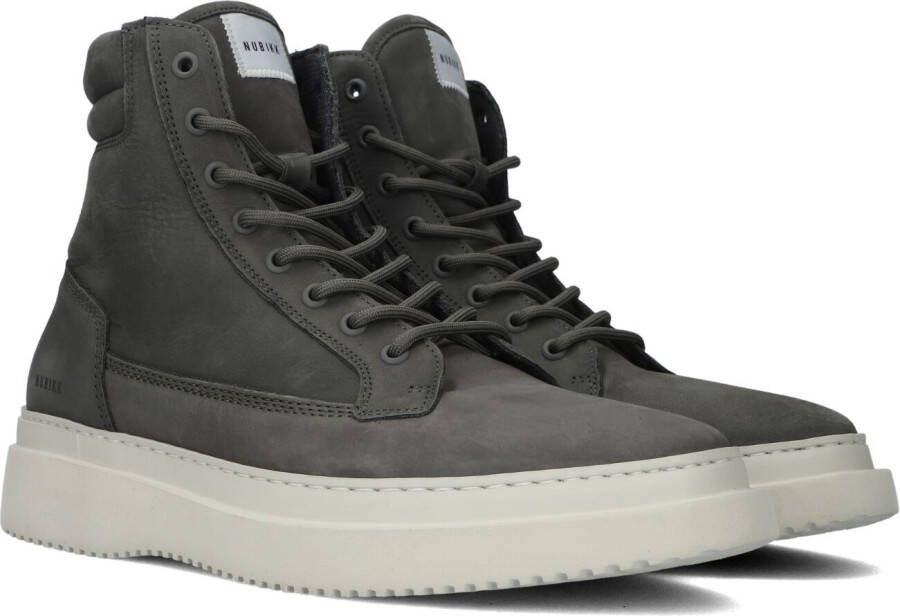NUBIKK Veterboots Heren Jonah Dune Maat: 45 Materiaal: Nubuck Kleur: Grijs