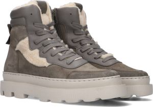 Gorpcore Monro Macy Fur Hoge sneakers Dames Groen