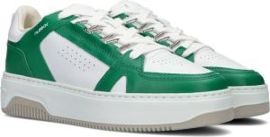 Nubikk Basket Buxton White Leather Green Lage sneakers