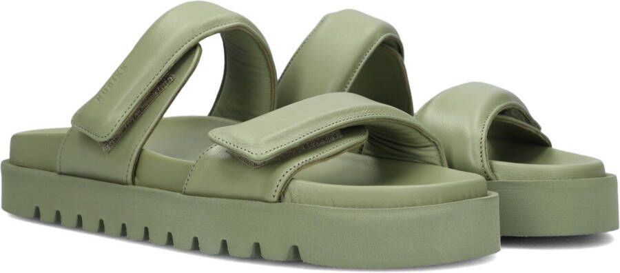 Nubikk Groene Slippers Kae Jones