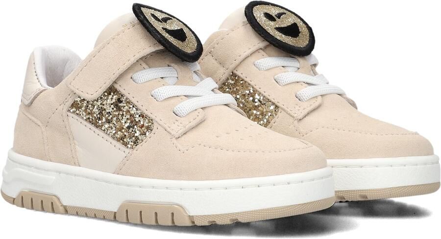 Nubikk Basket Court JR sneaker van leer met suède details