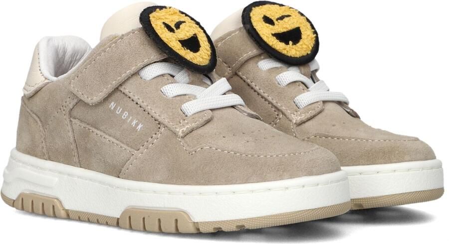 Nubikk Basket Court Jr leren sneakers grijs