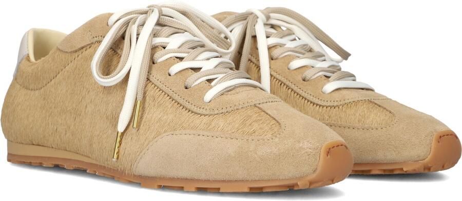 NUBIKK Lage Sneakers Dames Billy Lou Ponyhair Beige