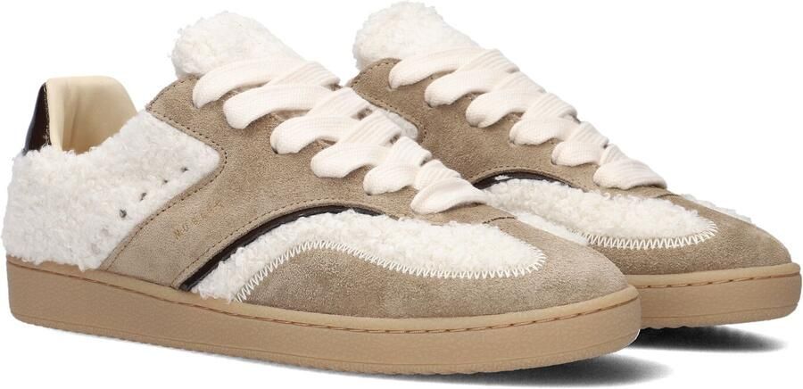 NUBIKK Lage Sneakers Dames Ray Owen Studs Maat: 38 Materiaal: Textiel Kleur: Beige