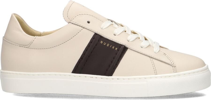NUBIKK Lage Sneakers Dames Jolien Morris Leer Beige