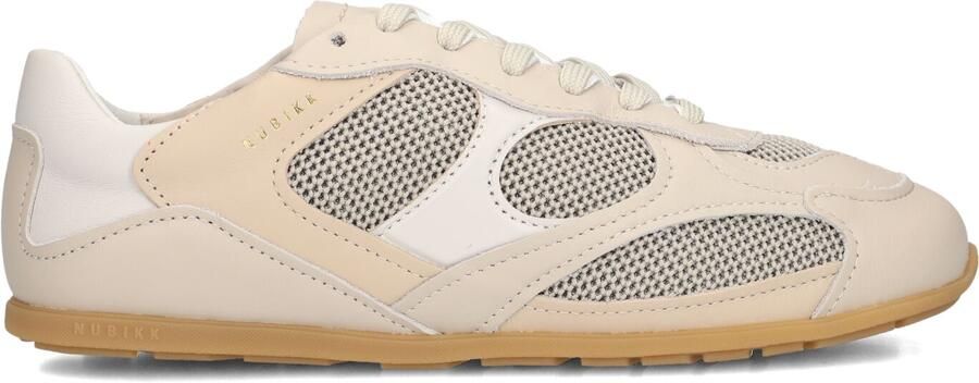 NUBIKK Lage Sneakers Dames Riley Morgan Leer Beige
