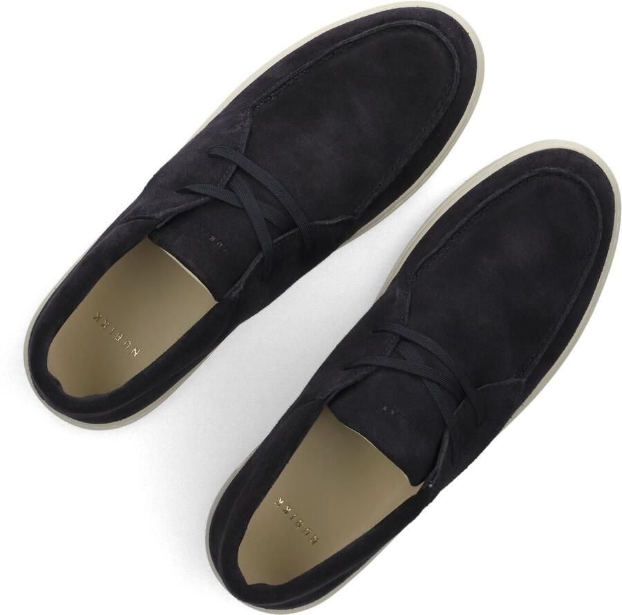 NUBIKK Lage Sneakers Heren Jiro Gio Heren Leer Donkerblauw - Foto 2