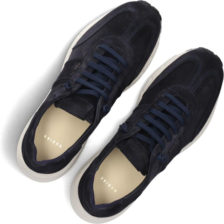 NUBIKK Lage Sneakers Heren Oberon Hendrix Suède Donkerblauw - Foto 2