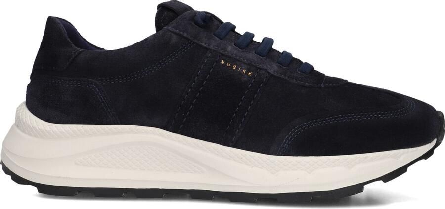 NUBIKK Lage Sneakers Heren Oberon Hendrix Suède Donkerblauw - Foto 3