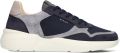 NUBIKK Lage Sneakers Heren Roque Road Wave Nubuck Blauw - Blauw