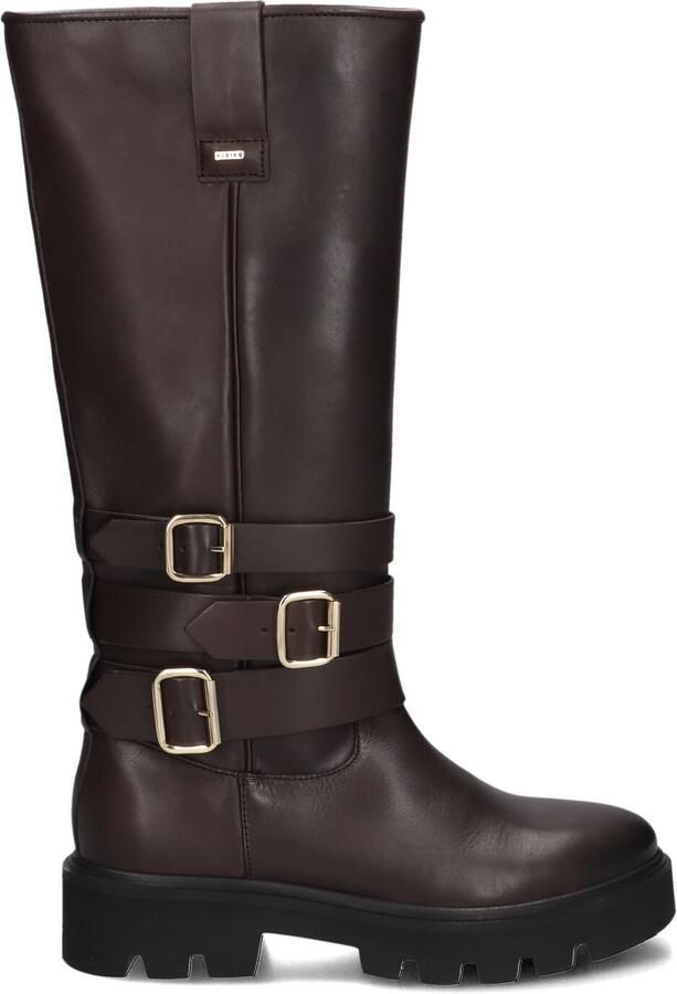 NUBIKK Bruine Laarzen Frankie Lynn - Foto 4