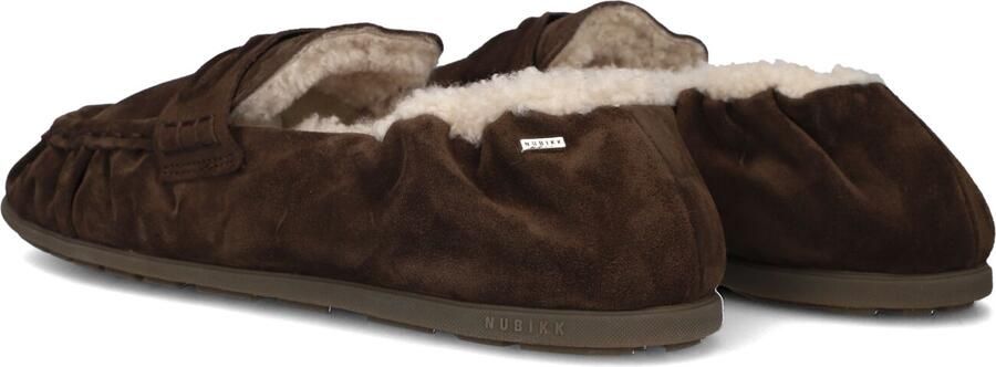 NUBIKK Loafers Dames Riley Mio Fur Suède Bruin - Foto 5