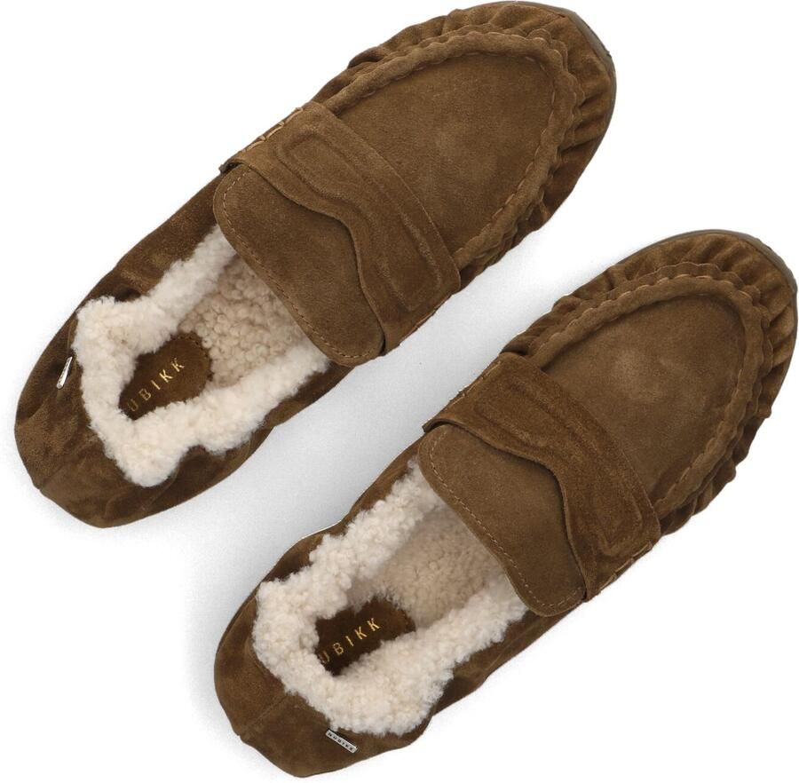 NUBIKK Loafers Dames Riley Mio Fur Suède Bruin - Foto 4
