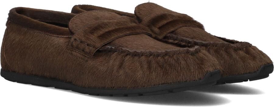 NUBIKK Bruine Loafers Riley Mio Pony