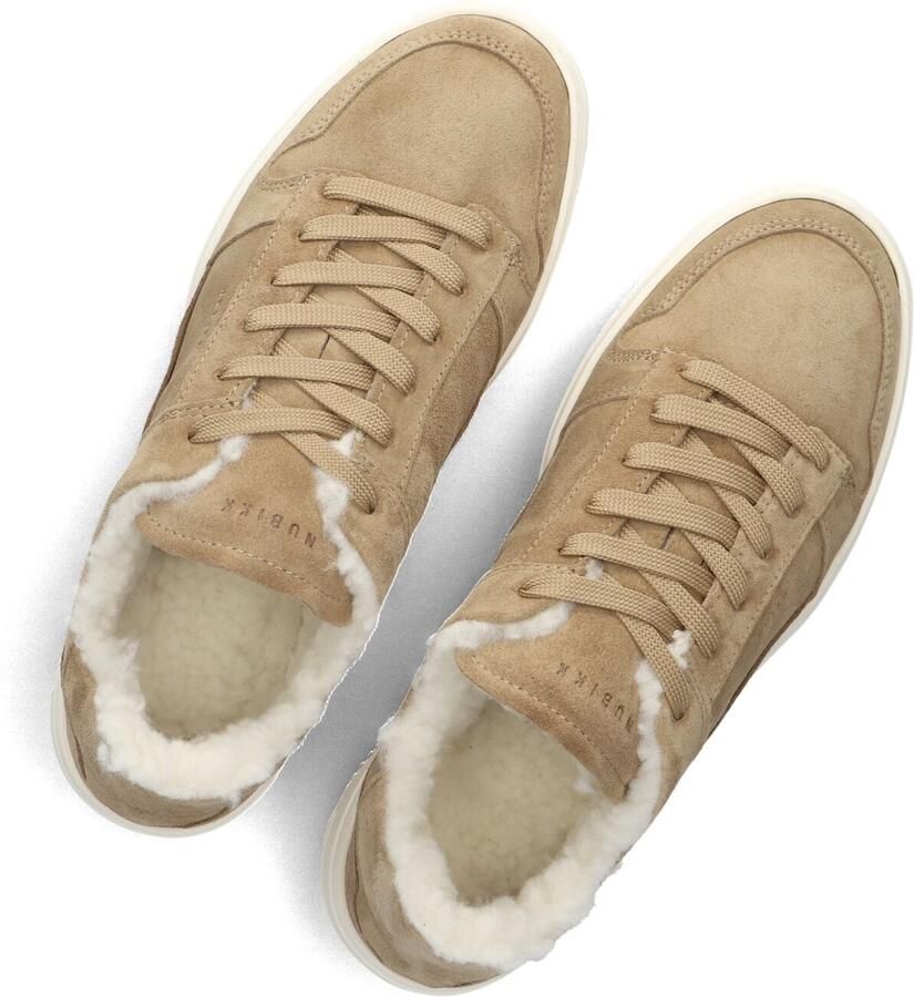 NUBIKK Lage Sneakers Dames Basket Teddy Suède Cognac - Foto 4